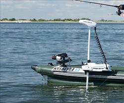 Sea Eagle FSK16 FishSkiff Inflatable Fishing Boat 2 Person Swivel Seat Canopy Package