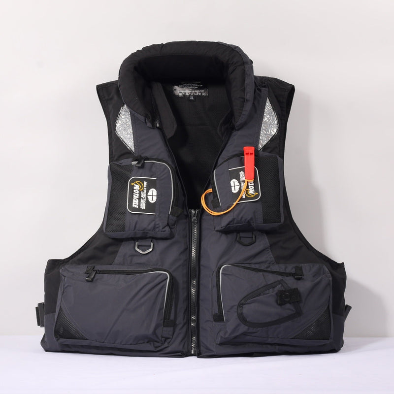 Fishing Buoyancy Vest with Detachable Collar