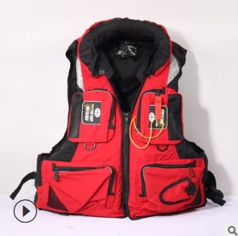 Fishing Buoyancy Vest with Detachable Collar
