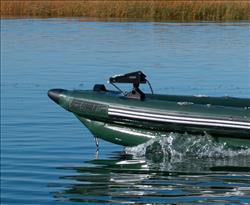 Sea Eagle FSK16 FishSkiff Inflatable Fishing Boat 2 Person Swivel Seat Canopy Package
