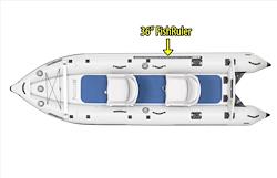 Sea Eagle 437ps PaddleSki Swivel Seat Canopy Package