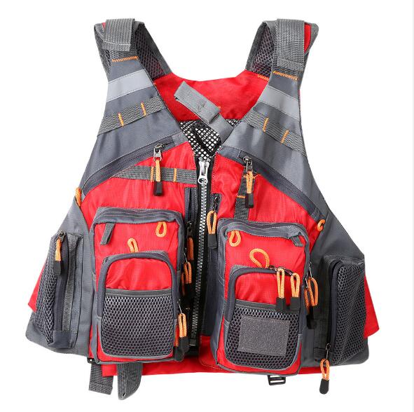 Fishing Flotation Vest with Multi-Pocket Storage