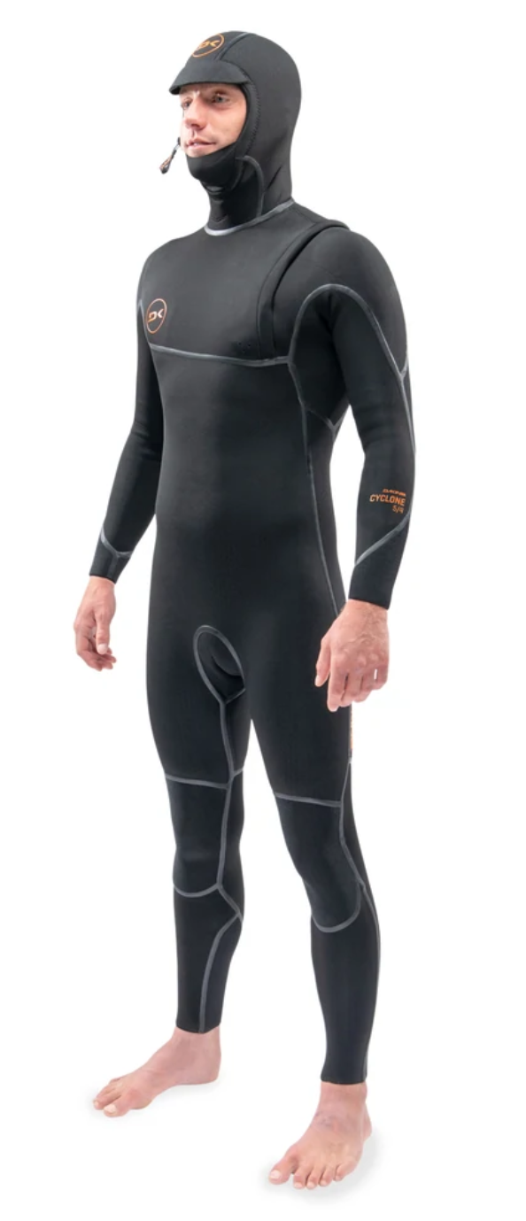 Dakine Men’s Cyclone Zip Free Hooded Full Wetsuit