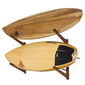 COR Surf Triple Surfboard Wall Rack - Bamboo