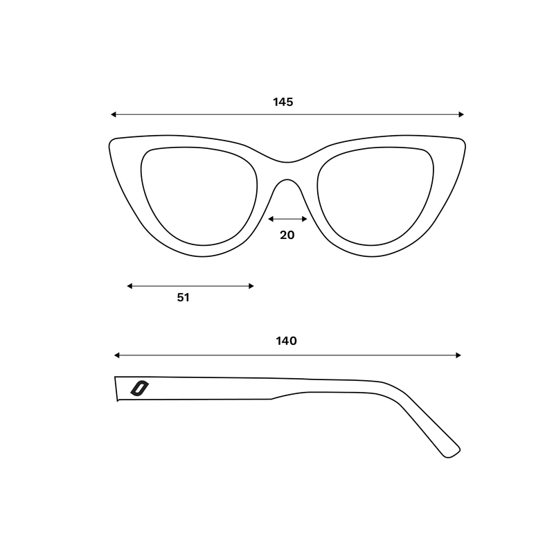 JOPLINS® Evora Women's Bio Acetate Sunglasses