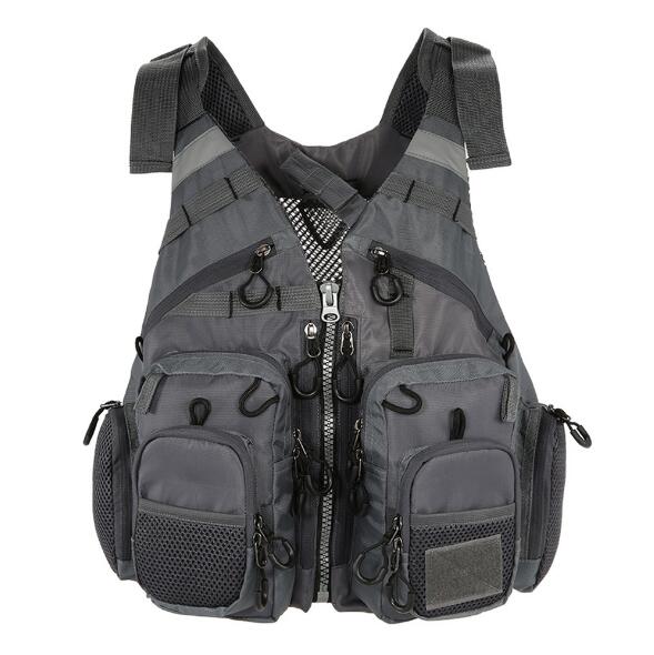 Fishing Flotation Vest with Multi-Pocket Storage