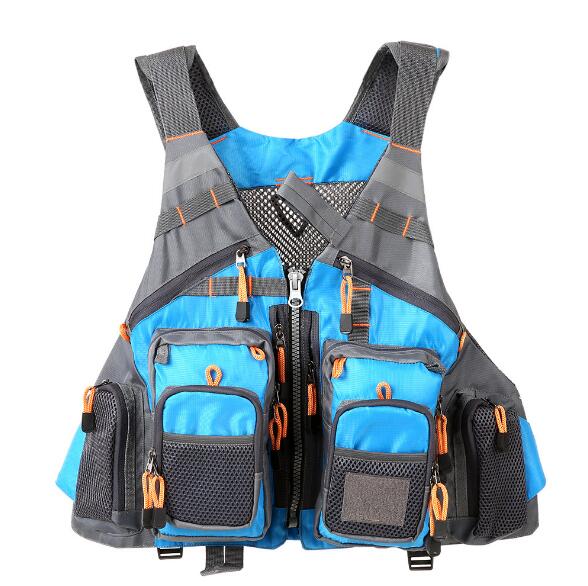 Fishing Flotation Vest with Multi-Pocket Storage