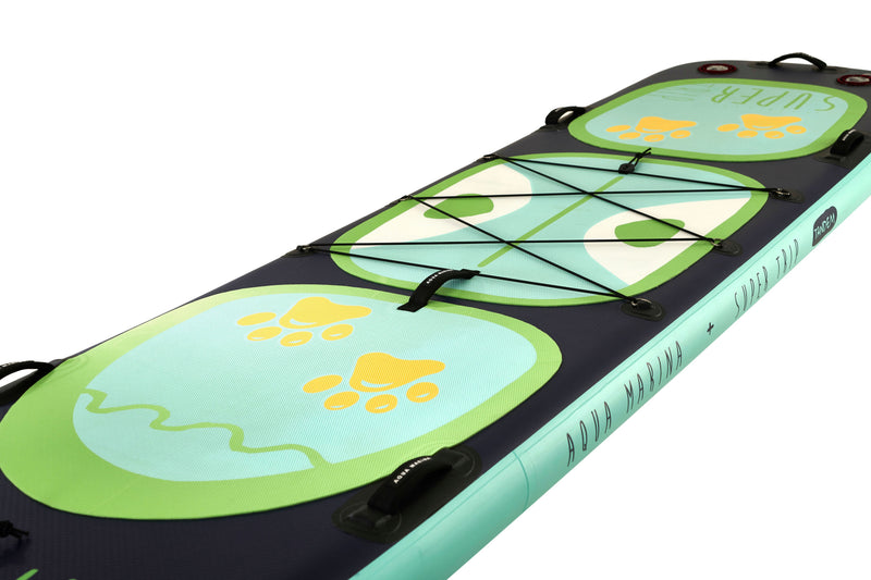 Aqua Marina SUPER TRIP Tandem 14' Inflatable Paddle Board for 2 Riders