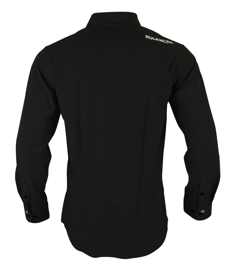 Rockwell Time Titan Solid Black Long Sleeve Shirt