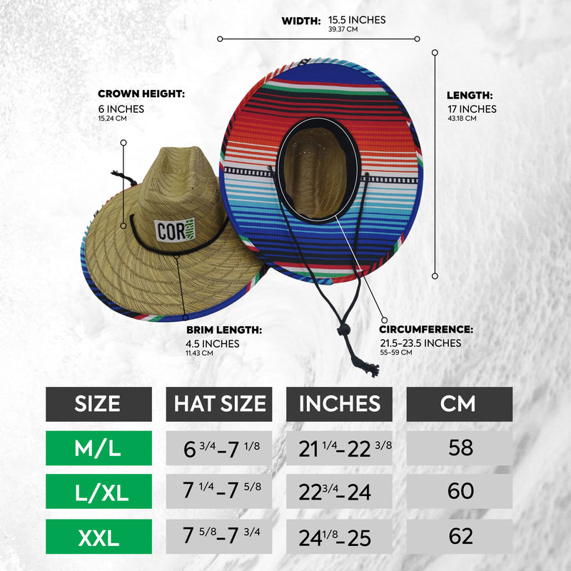 COR Surf Straw Lifeguard Sun Hat – Kailua