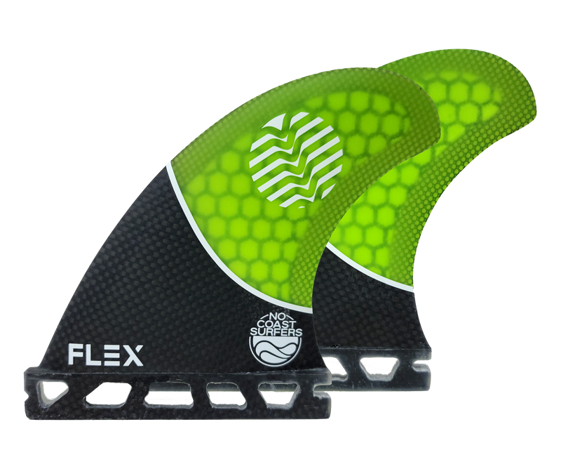 No Coast Surfers FLEX Dual Honeycomb Wakesurf Fin