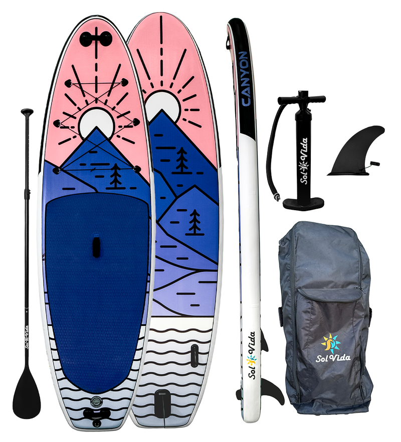SolVida GrandSol Canyon Pack 11'4" Inflatable Paddle Board Package