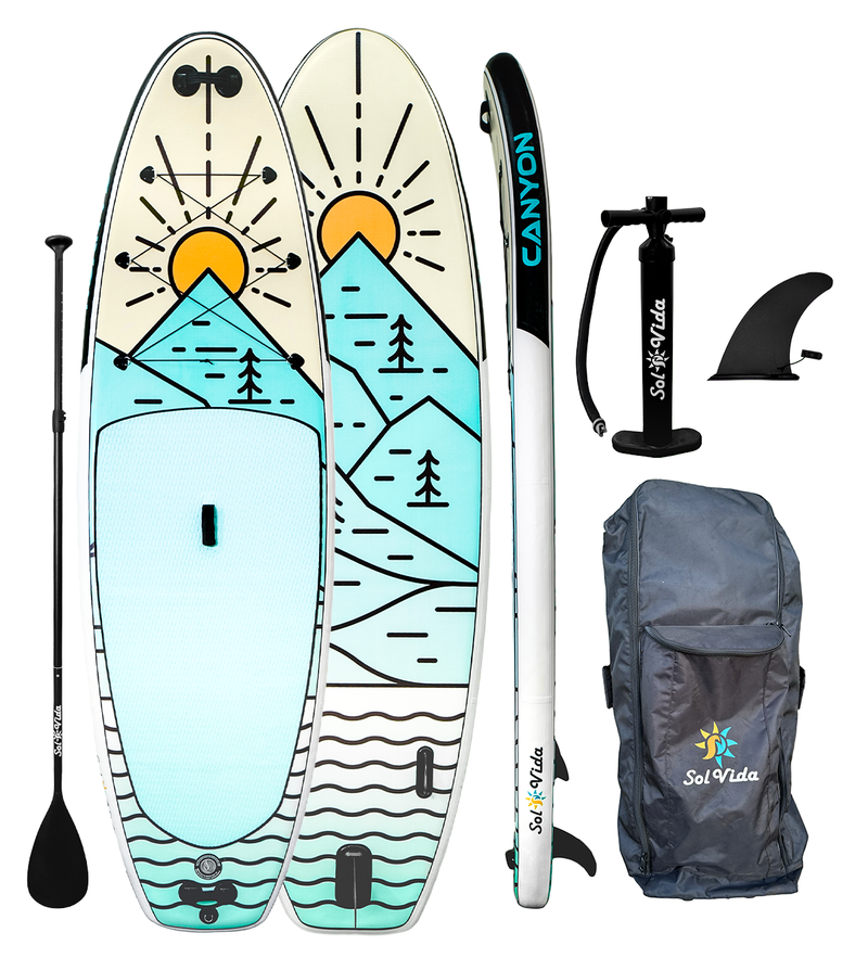 SolVida GrandSol Canyon Pack 11'4" Inflatable Paddle Board Package