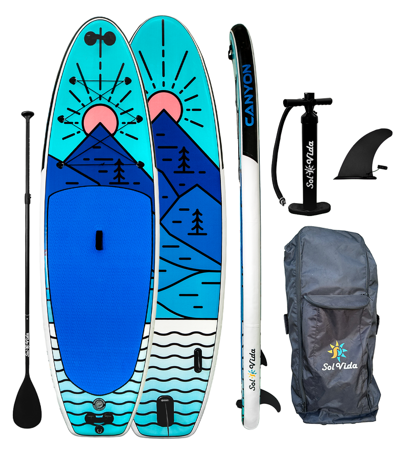 SolVida GrandSol Canyon Pack 11'4" Inflatable Paddle Board Package