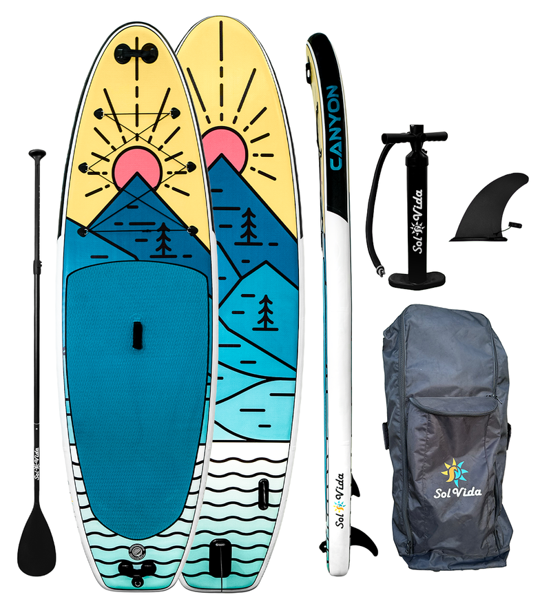 SolVida GrandSol Canyon Pack 11'4" Inflatable Paddle Board Package