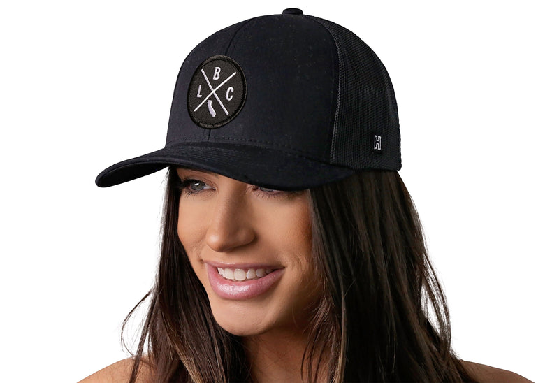 Haka Long Beach LBC X Black Trucker Hat