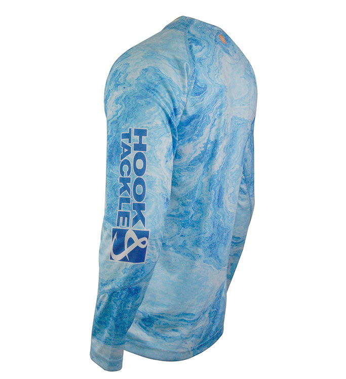 Hook & Tackle Youth Currents Long Sleeve UV Fishing Shirt