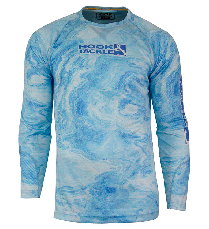 Hook & Tackle Youth Currents Long Sleeve UV Fishing Shirt
