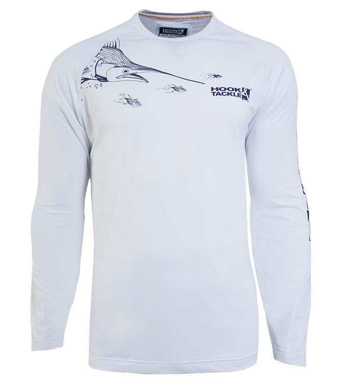 Hook & Tackle Marlin Chase Men's Long Sleeve Fishing Shirt