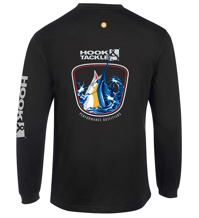 Hook & Tackle Marlin Thrust Men's Long Sleeve UV Fishing Shirt