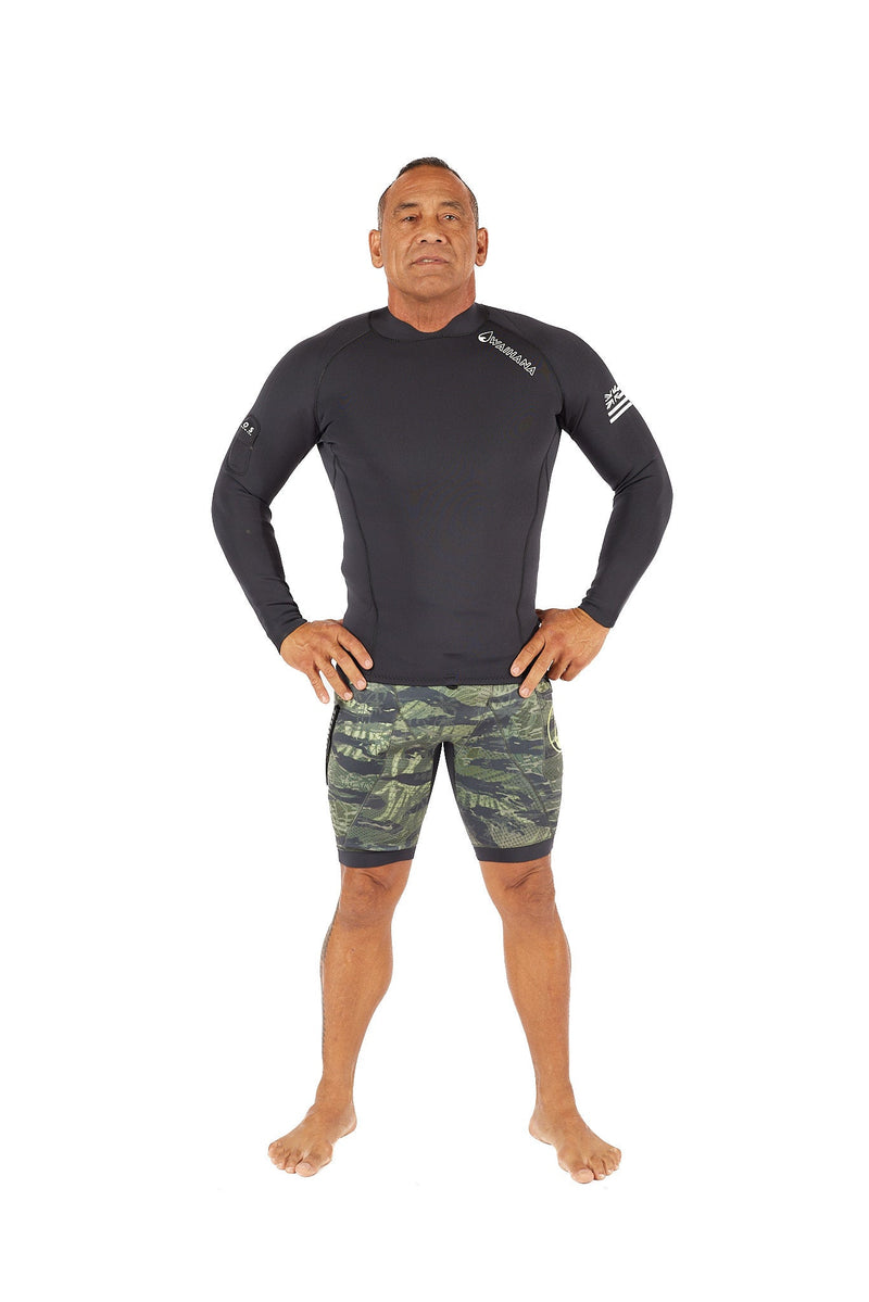 Waihana Men’s Essentials 1.5mm Rear-Zip Surf Top
