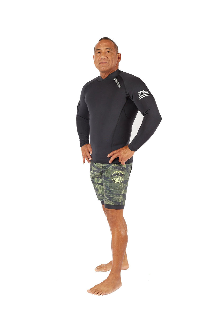 Waihana Men’s Essentials 1.5mm Rear-Zip Surf Top