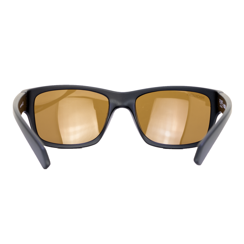Rockwell Time Pompei Matte Black/Brown Polarized Floating Sunglasses