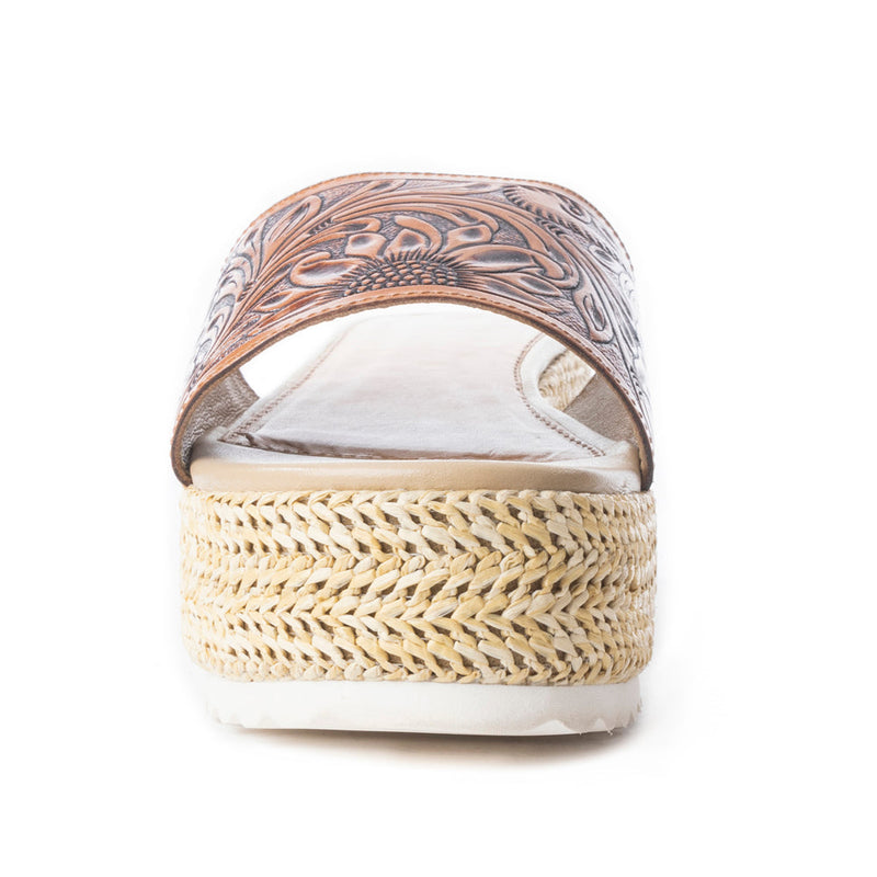 Myra Gloriana Canyon Natural Platform Sandals