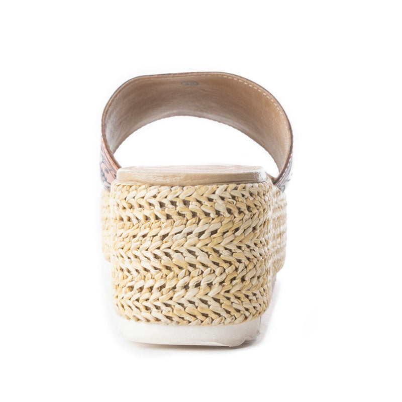 Myra Gloriana Canyon Natural Platform Sandals
