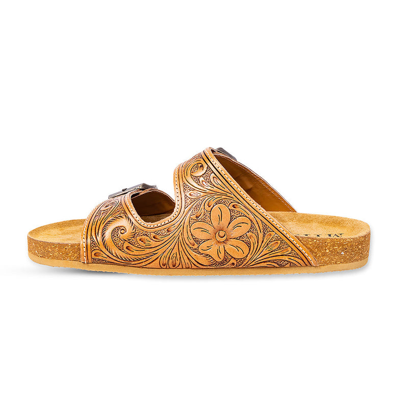 Myra Darla Trail Hand-Tooled Sandals