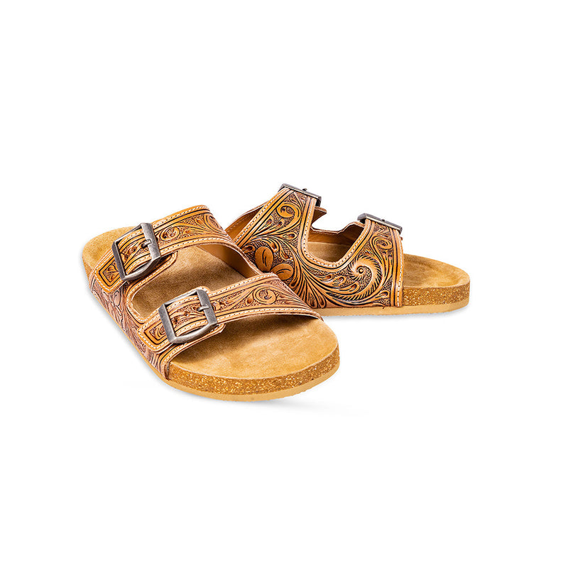 Myra Darla Trail Hand-Tooled Sandals