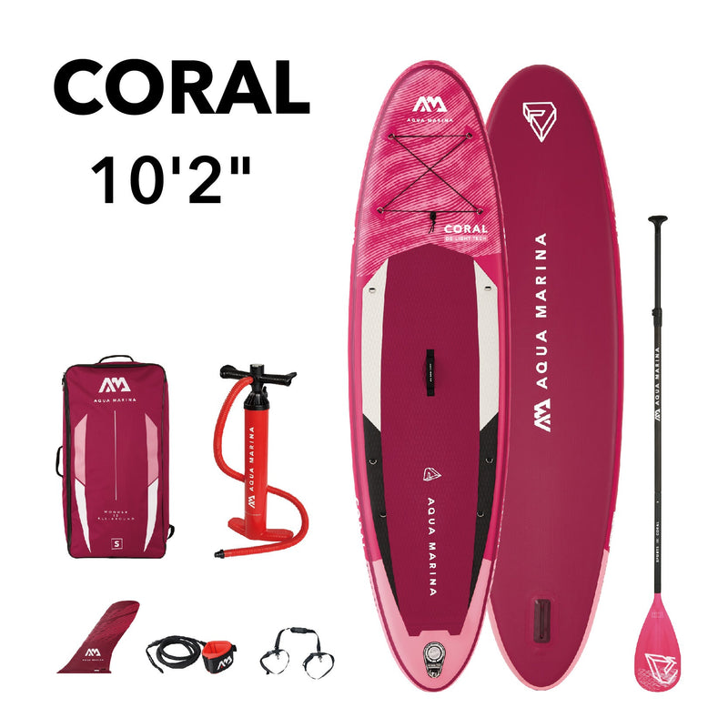 Aqua Marina Coral 10'2" Inflatable Paddle Board
