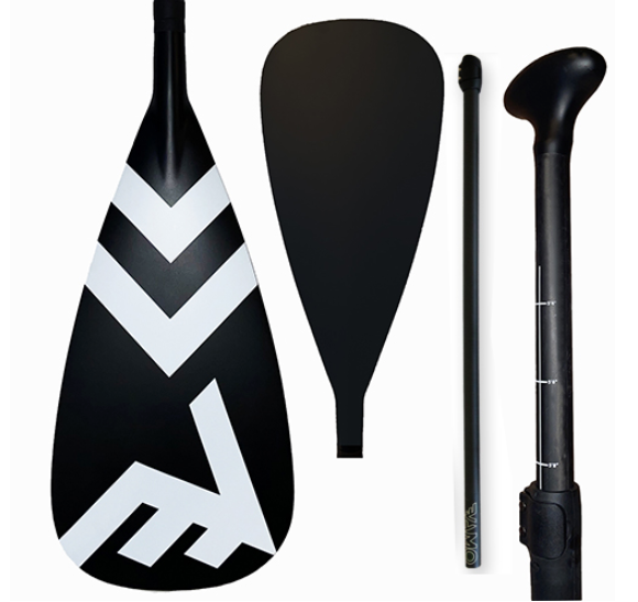 Vamo Life 3 Piece Carbon-Fiberglass Adjustable Paddle with ABS Edge