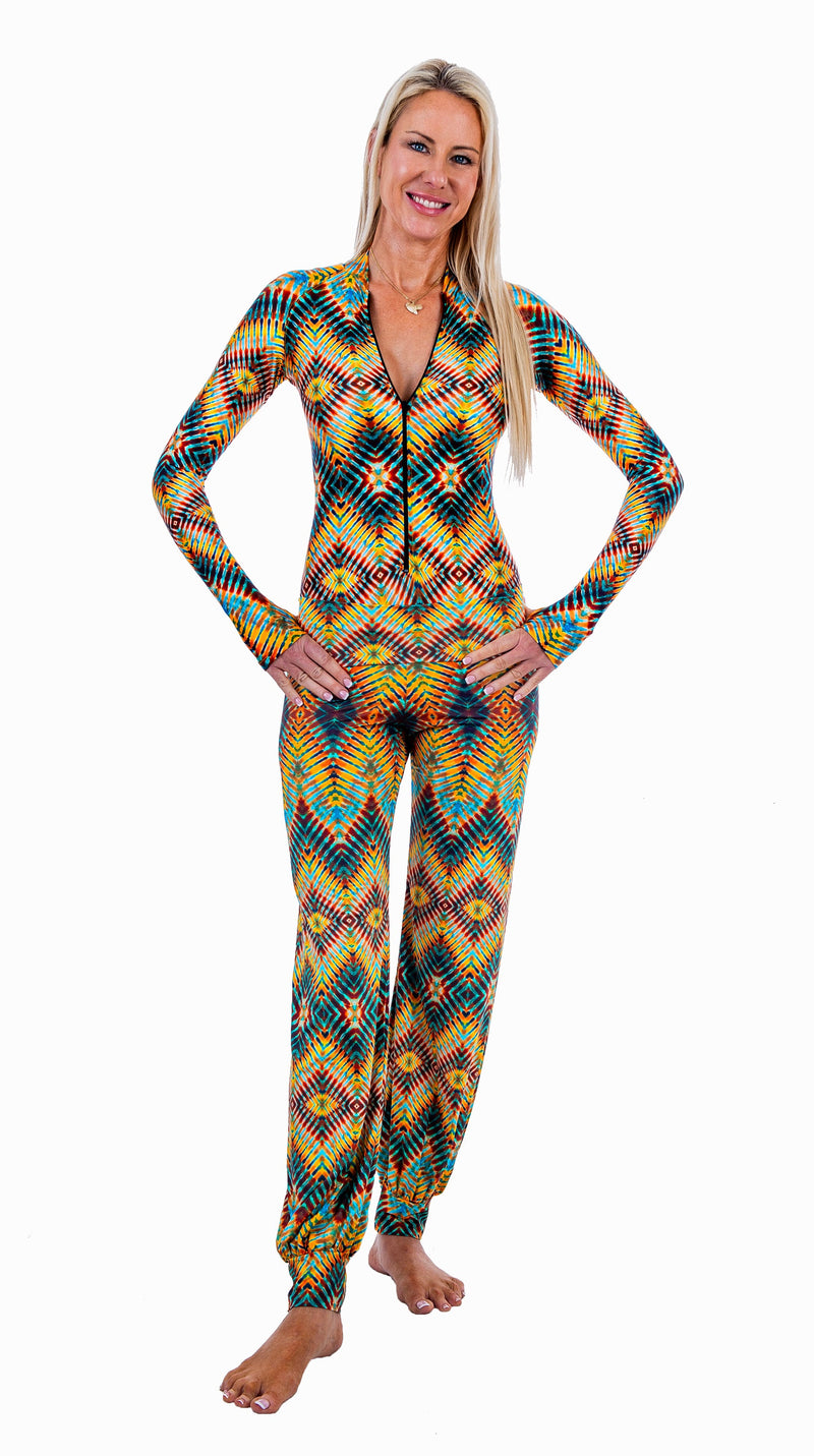 SlipIns Tiger Lily Long Sleeve Swimsuit