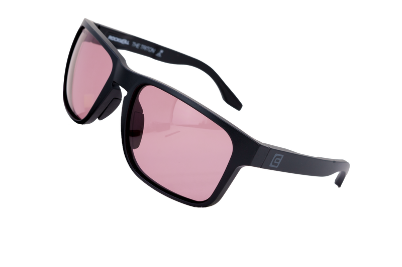Rockwell Time Triton Black/Pink Rose Floating Sunglasses