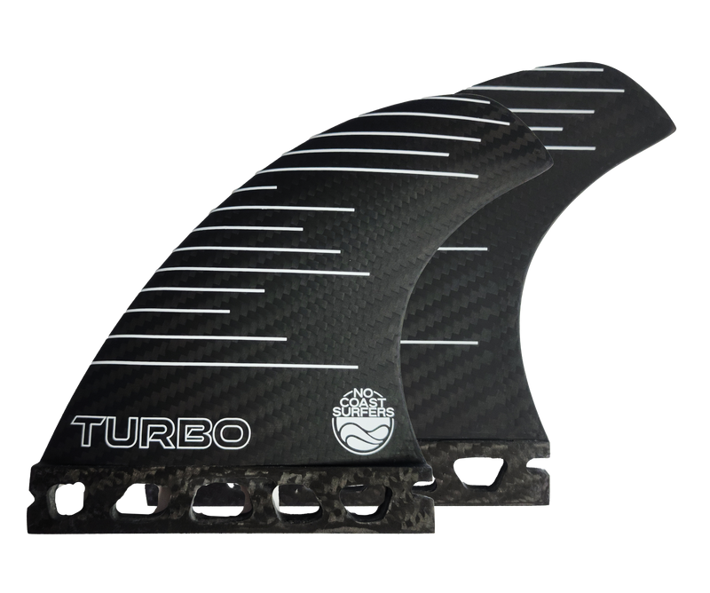No Coast Surfers TURBO Carbon Fiber Wakesurf Fin