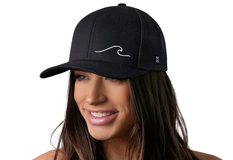 Haka Wave Black Trucker Hat