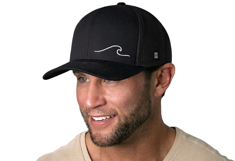 Haka Wave Black Trucker Hat