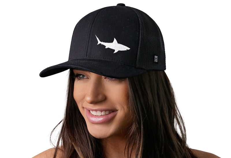 Haka Shark Black Trucker Hat