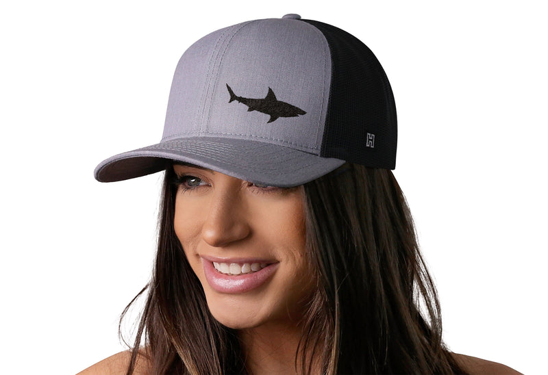 Haka Shark Gray-Black Trucker Hat