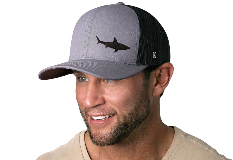 Haka Shark Gray-Black Trucker Hat