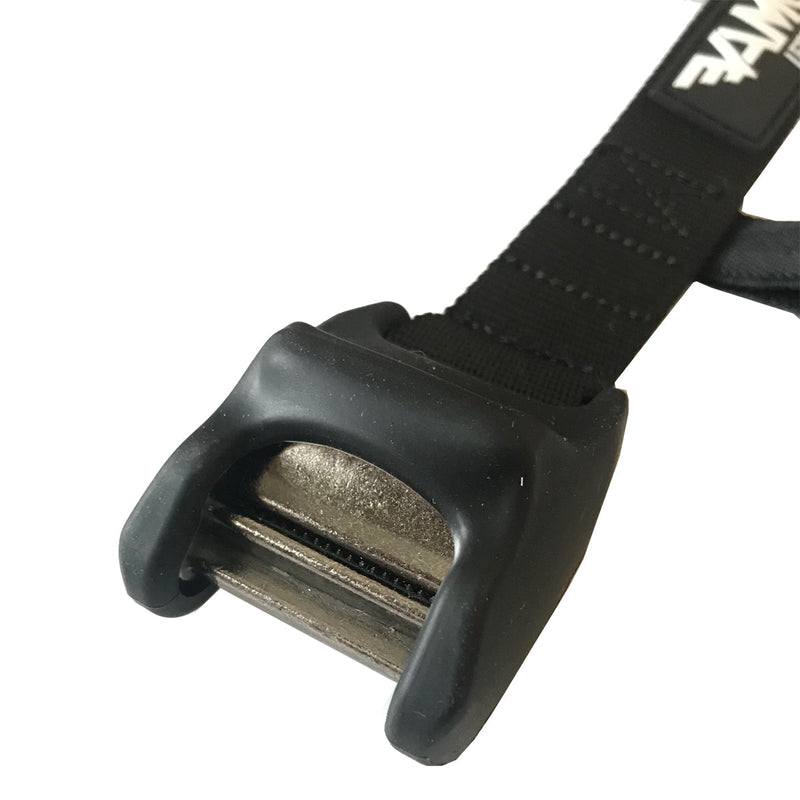 Vamo Tie Down Straps with Silicone Buckle Covers (15' & 10')