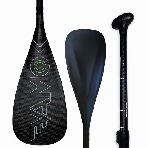 SR71 Black Full Carbon Adjustable Paddle with ABS Edge