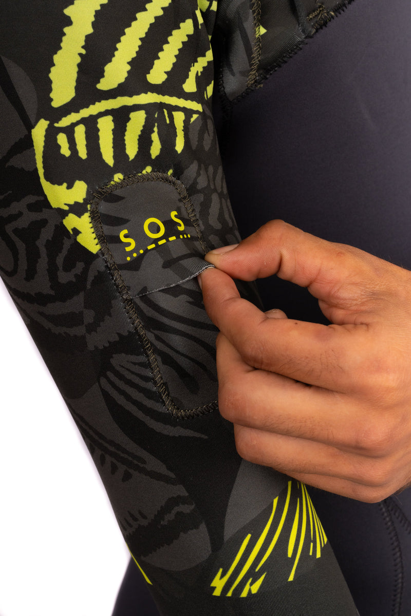 Waihana Men’s Lime Fishbone 1.5mm Long Sleeve Spring Suit