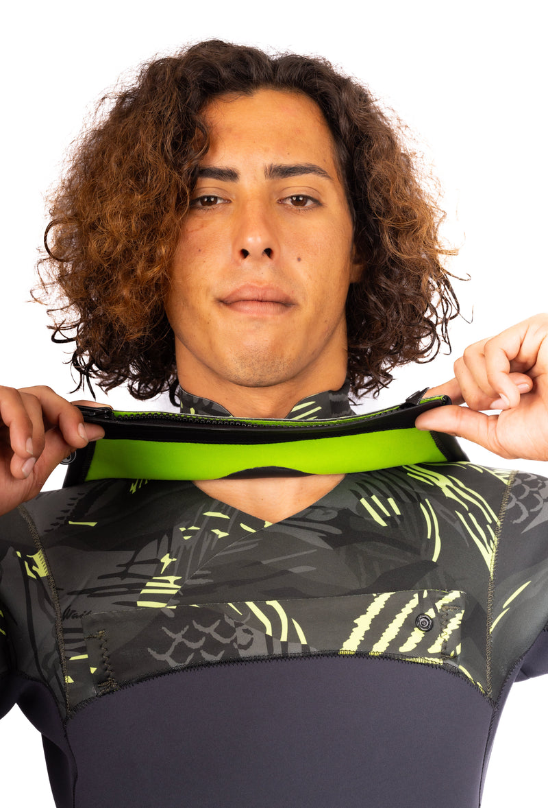 Waihana Men’s Lime Fishbone 1.5mm Long Sleeve Spring Suit