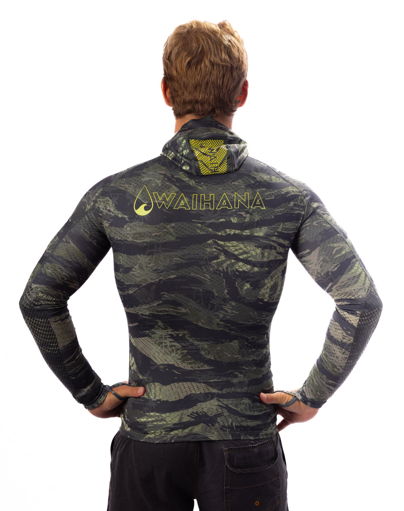 Waihana Tropicam Hooded Spearfishing Rashguard