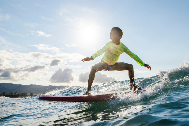 Waihana Kids’ Lime Long Sleeve Rashguard