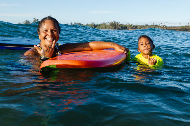 Waihana Kids’ Lime Long Sleeve Rashguard