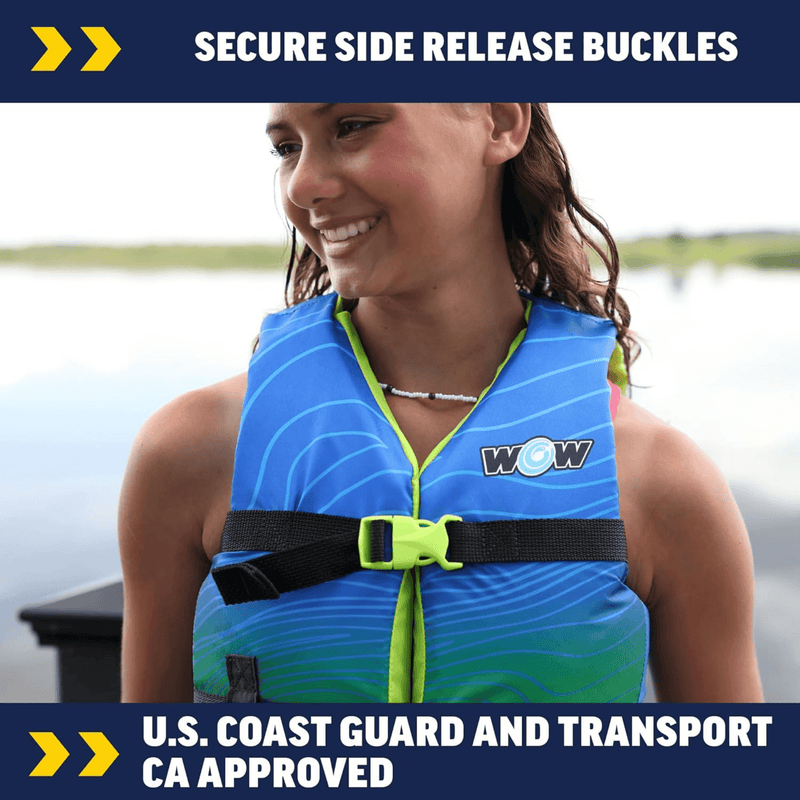 WOW Watersports Vis-Wave Youth Life Vest