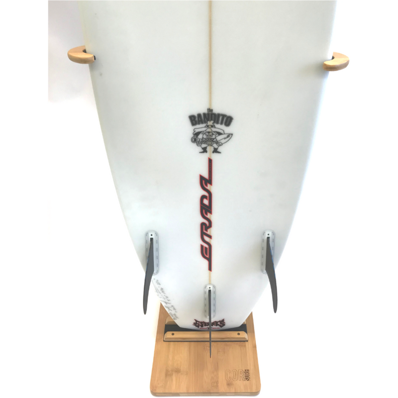 COR Surf Bamboo Surfboard Display Stand